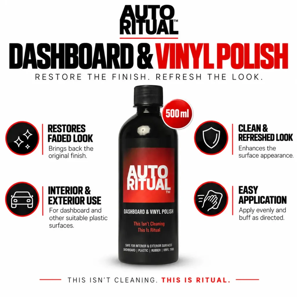 Auto Ritual Dashboard & Vinyl Polish intro