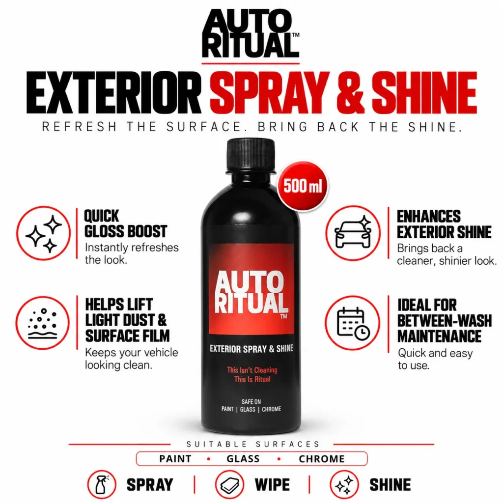 Auto Ritual Exterior Spray & Shine intro